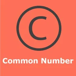 Common Numbers